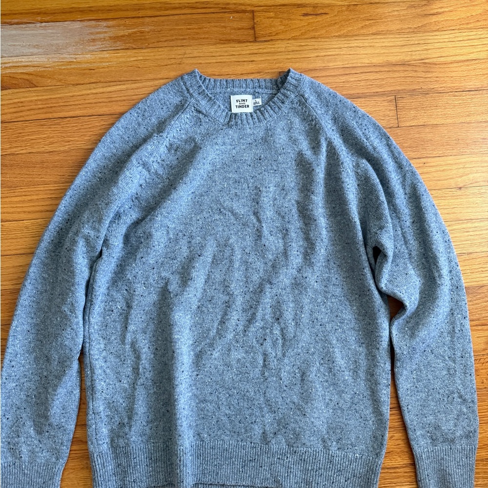 Men’s blue sweater - flint and tinder